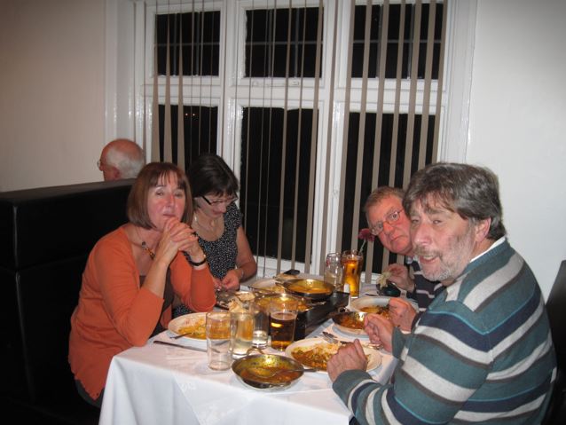 Autumn Supper at Sylhet Lodge in October 2009